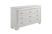 Allura White Dresser - Lara FurnitureDresser