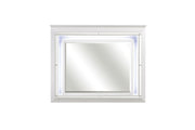 Allura White LED Mirror - Lara FurnitureMirror