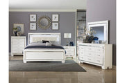 Allura White LED Mirror - Lara FurnitureMirror