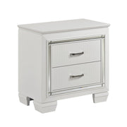 Allura White LED Panel Bedroom Set - Lara Furniture