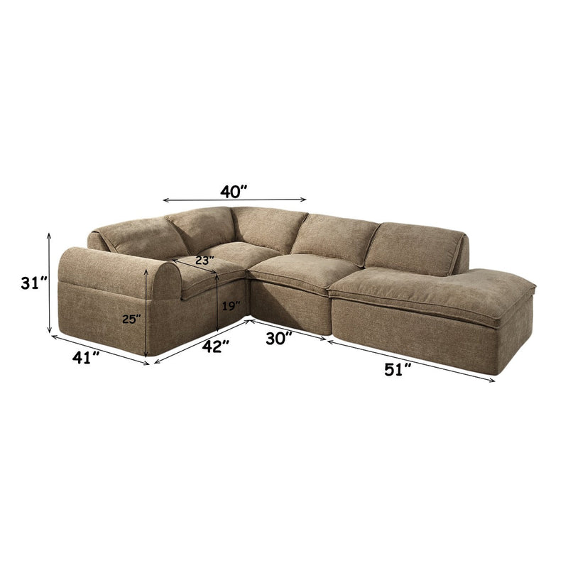 Almano Modular - Left Facing Arm Chair - LV07670
