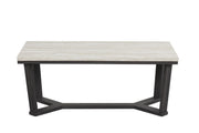 Alora - White & Black 3PC Coffee Table Set - T119-3PC-Set