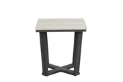Alora - White & Black 3PC Coffee Table Set - T119-3PC-Set