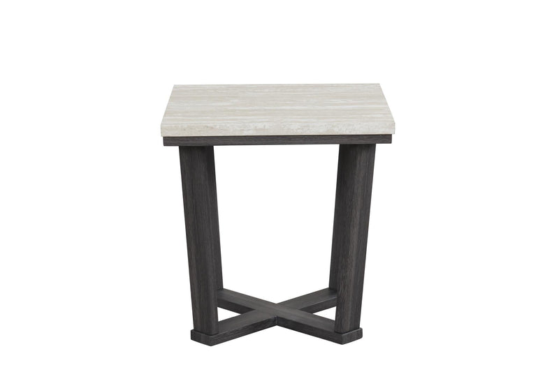 Alora - White & Black 3PC Coffee Table Set - T119-3PC-Set