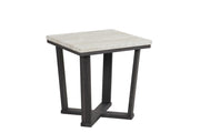 Alora - White & Black 3PC Coffee Table Set - T119-3PC-Set