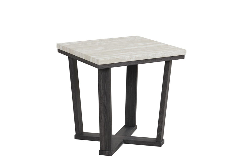 Alora - White & Black 3PC Coffee Table Set - T119-3PC-Set