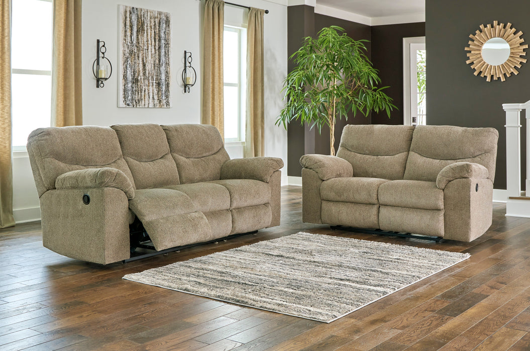Alphons Briar Reclining Living Room Set - Gate FurnitureReclining Living Room Set