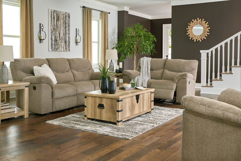 Alphons Briar Reclining Living Room Set - Lara FurnitureReclining Living Room Set