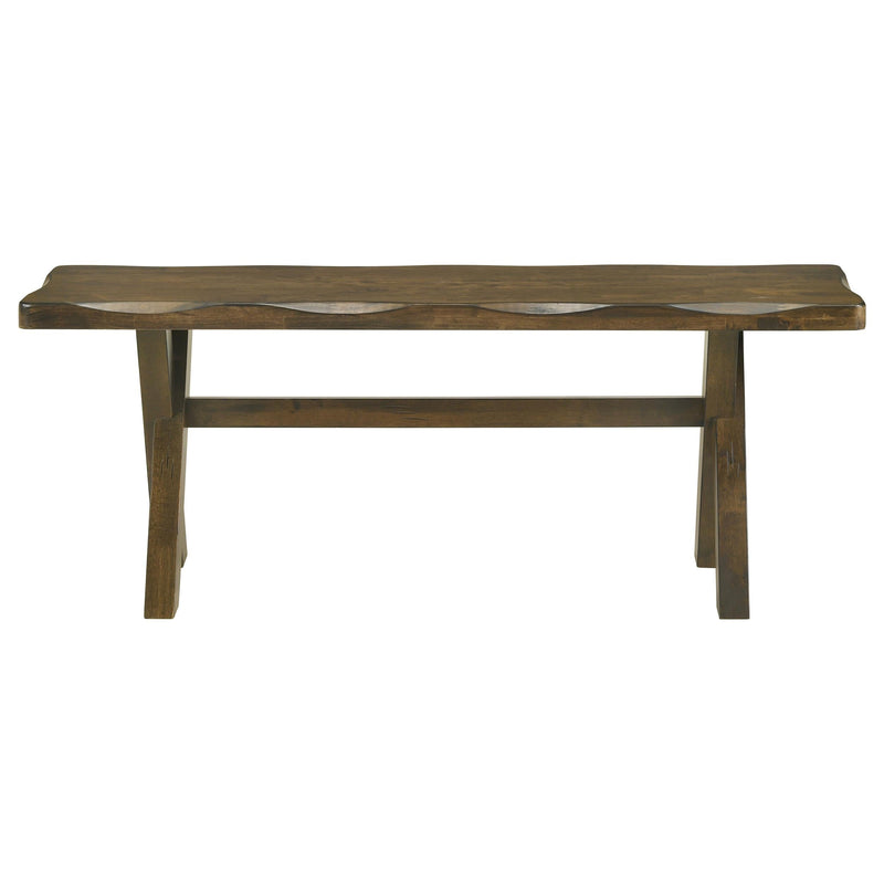 Alston 47-inch Solid Wood Dining Bench Knotty Nutmeg - 106383