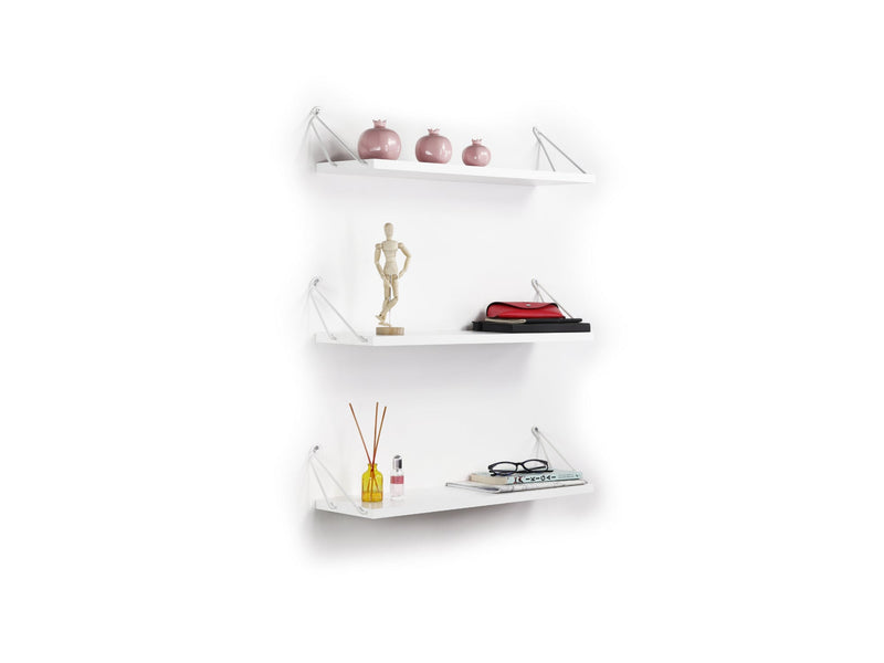 Altai Triple Shelf in Walnut-Yellow - 760-ALT-MT190202
