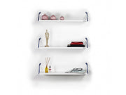Altai Triple Shelf in White-Chrome - 760-ALT-MT190220