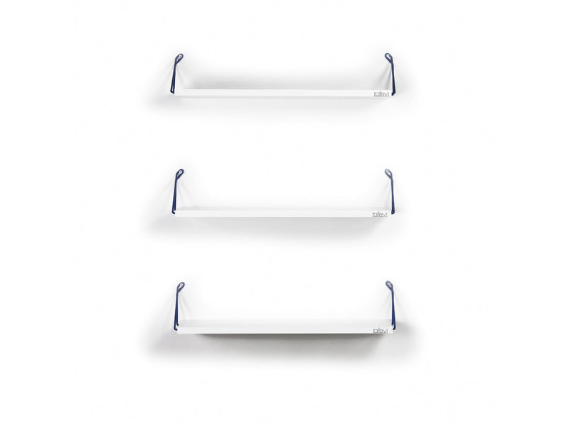Altai Triple Shelf in White-Chrome - 760-ALT-MT190220
