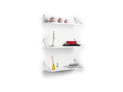 Altai Triple Shelf in White-Chrome - 760-ALT-MT190220