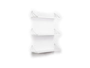 Altai Triple Shelf in White-Chrome - 760-ALT-MT190220