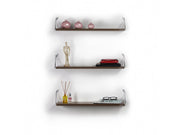 Altai Triple Shelf in White-Chrome - 760-ALT-MT190220