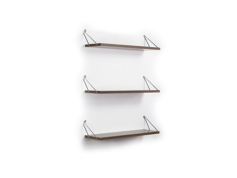 Altai Triple Shelf in White-Chrome - 760-ALT-MT190220