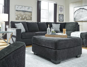 Altari Slate 2-Piece Sectional with Ottoman from Ashley - Lara Furniture