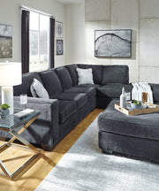 Altari Slate 2-Piece Sectional with Ottoman from Ashley - Lara Furniture