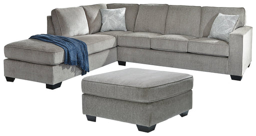 Altari Alloy 2-Piece Sleeper Sectional with Ottoman from Ashley - Lara Furniture