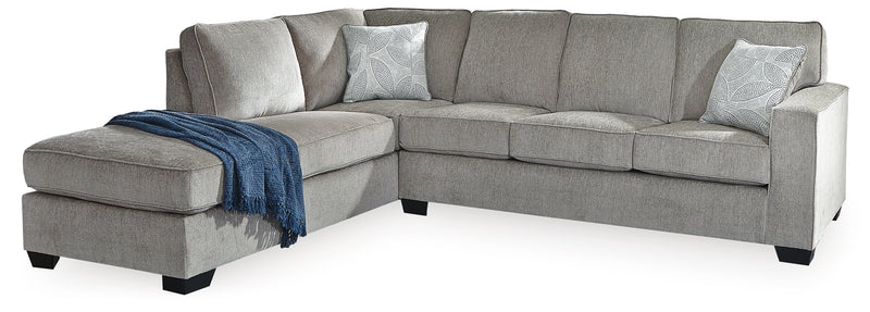Altari Alloy 2-Piece Sleeper Sectional with Ottoman from Ashley - Lara Furniture