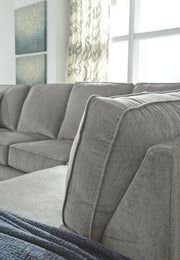 Altari Alloy 2-Piece Sleeper Sectional with Ottoman from Ashley - Lara Furniture