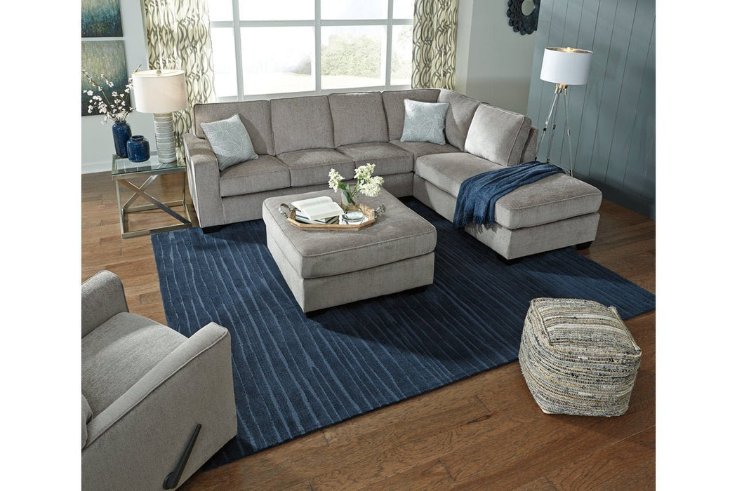 Altari Alloy Oversized Accent Ottoman - Gate FurnitureOttoman