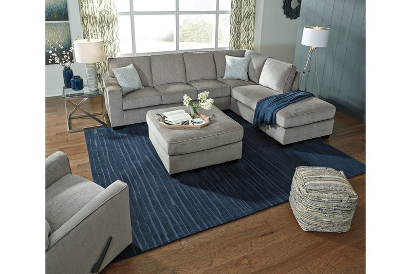 Altari Alloy Oversized Accent Ottoman - Lara FurnitureOttoman