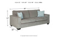 Altari Alloy Queen Sofa Sleeper - Gate FurnitureSleeper Sofa