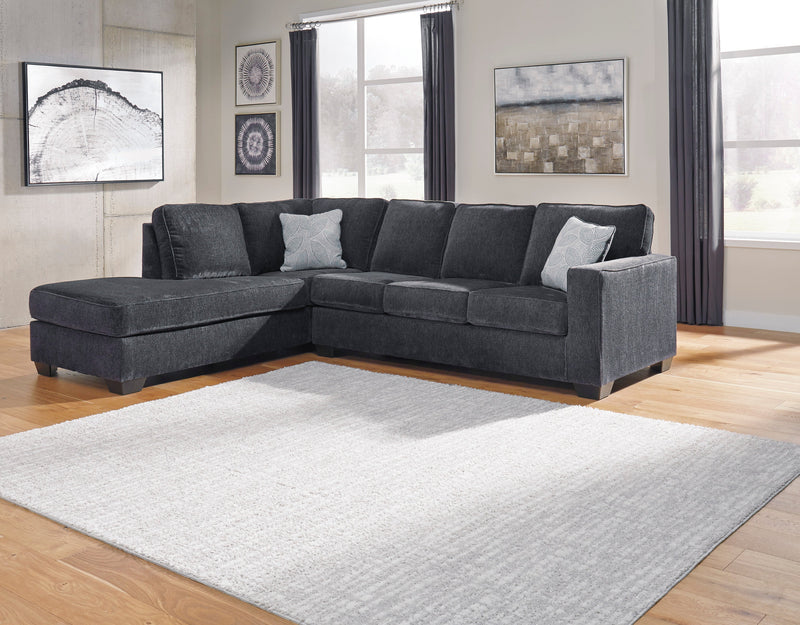 Altari Slate 2 - Piece LAF Sleeper Sectional - Lara FurnitureSleeper Sectional