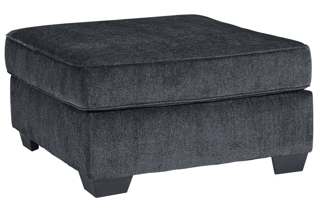 Altari Slate Oversized Accent Ottoman - Gate FurnitureOttoman