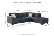 Altari Slate RAF Sectional - Lara FurnitureSectional