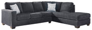 Altari Slate RAF Sleeper Sectional - Lara FurnitureSleeper Sectional