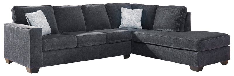 Altari Slate RAF Sleeper Sectional - Lara FurnitureSleeper Sectional