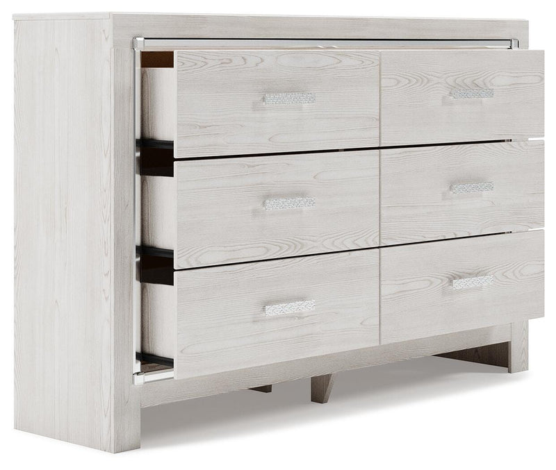 Altyra Full Panel Bed, Dresser, Chest and 2 Nightstands - B2640B81