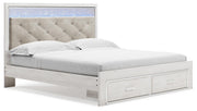 Altyra King Storage Panel Bed and Nightstand - B2640B80