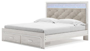 Altyra King Storage Panel Bed and Nightstand - B2640B80