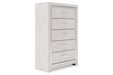 Altyra White Chest of Drawers - Gate FurnitureChest