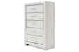 Altyra White Chest of Drawers - Gate FurnitureChest