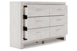Altyra White Dresser - Gate FurnitureDresser