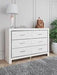 Altyra White Dresser - Gate FurnitureDresser
