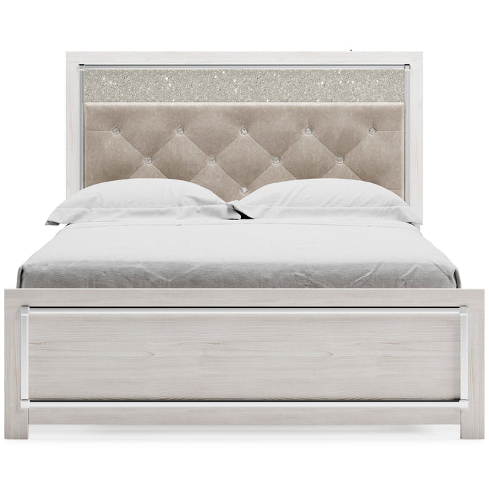 Altyra White Full Panel Bed - Gate FurnitureFull Bed