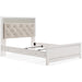 Altyra White Full Panel Bed - Gate FurnitureFull Bed