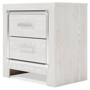 Altyra White King Panel Bed, Chest and 2 Nightstands - B2640B61