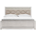 Altyra White King Panel Bed - Gate FurnitureKing Bed