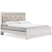 Altyra White King Panel Bed - Gate FurnitureKing Bed