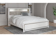 Altyra White King Panel Bookcase Bed - Gate FurnitureKing Bed