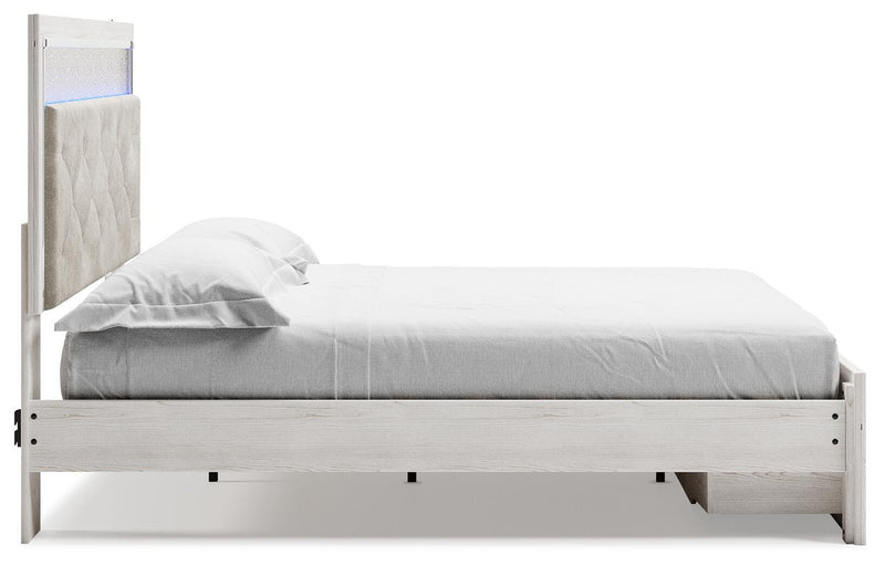 Altyra White King Storage Bed, Chest and 2 Nightstands - B2640B67