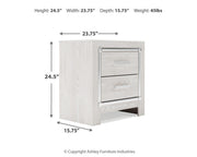 Altyra White King Storage Bed, Chest and 2 Nightstands - B2640B67