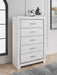Altyra White LED Upholstered Panel Bedroom Set - Gate FurnitureBedroom Set
