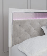 Altyra White LED Upholstered Panel Youth Bedroom Set from Ashley - Lara Furniture